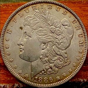 1886 P Morgan Silver Dollar - Circulated